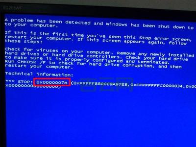 0x000007b 错误代码,Windows 系统启动报错 0x000007b