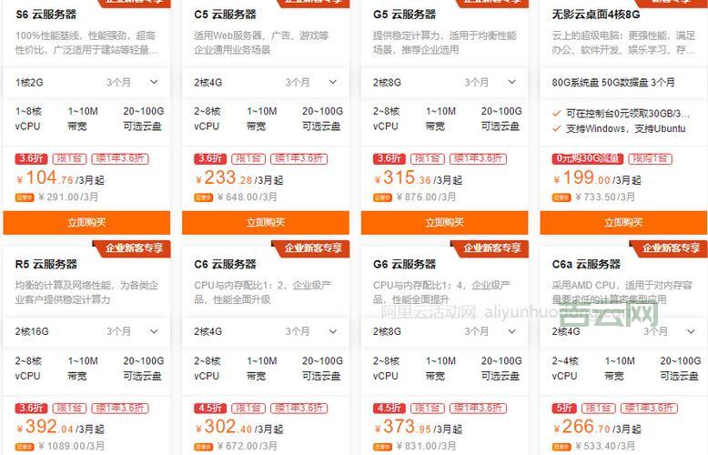 云服务器多少钱一年?看看这些优惠