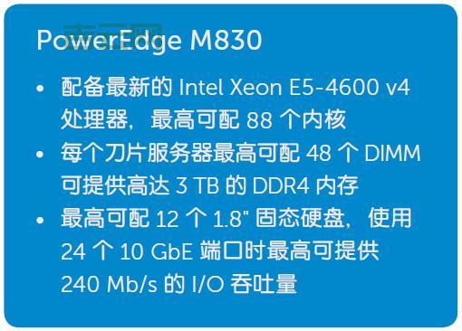 戴尔刀片服务器价格，主流配置都在这里