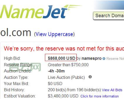 NameJet域名交易市场:全球顶级域名尽在此处