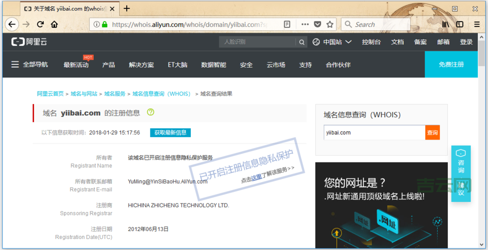 专业域名查询平台：获取实时Whois数据