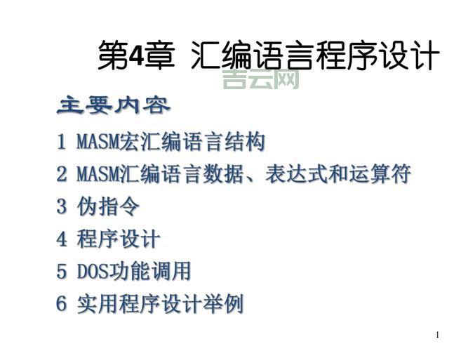masm5编程入门教程，新手必看的实战指南！