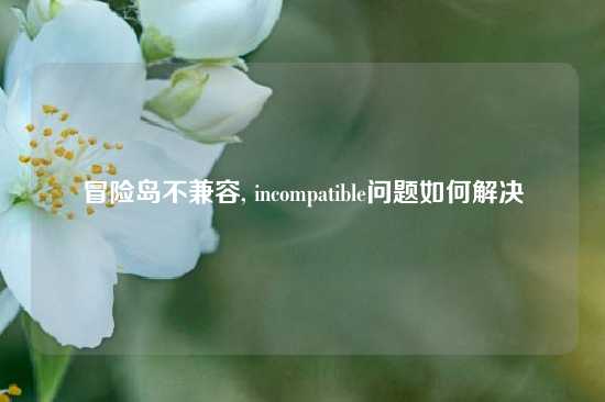冒险岛不兼容, incompatible问题如何解决