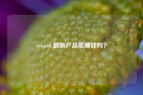 return1,翻新产品能赚钱吗？