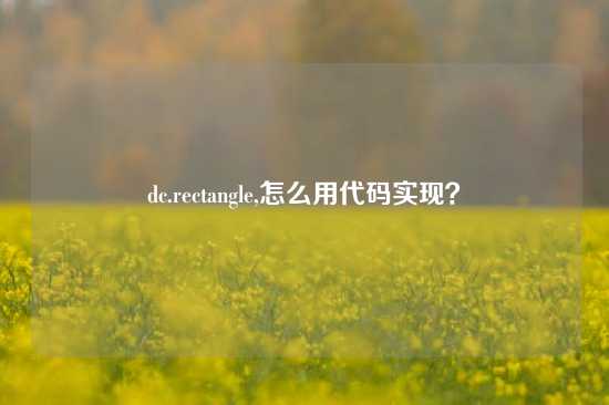 dc.rectangle,怎么用代码实现？