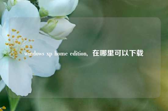 windows xp home edition,  在哪里可以下载