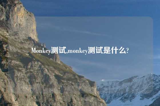Monkey测试,monkey测试是什么?