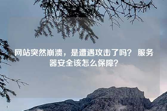 网站突然崩溃，是遭遇攻击了吗？ 服务器安全该怎么保障？