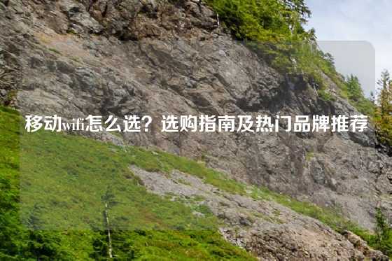 移动wifi怎么选？选购指南及热门品牌推荐