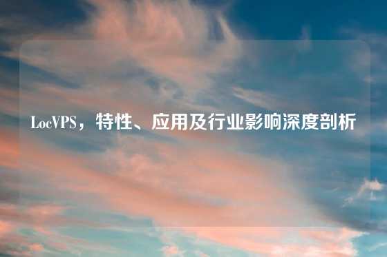 LocVPS，特性、应用及行业影响深度剖析