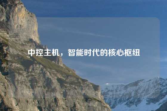 中控主机，智能时代的核心枢纽