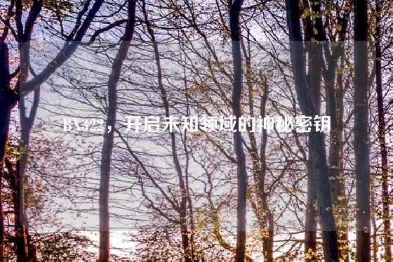 BX322，开启未知领域的神秘密钥