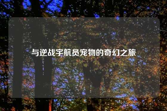 与逆战宇航员宠物的奇幻之旅