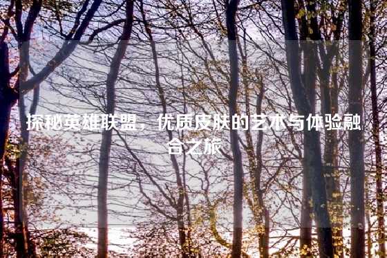 探秘英雄联盟，优质皮肤的艺术与体验融合之旅