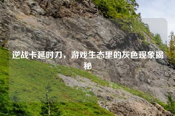 逆战卡延时刀,游戏生态里的灰色现象揭秘