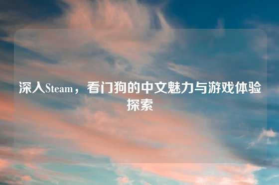 深入Steam，看门狗的中文魅力与游戏体验探索