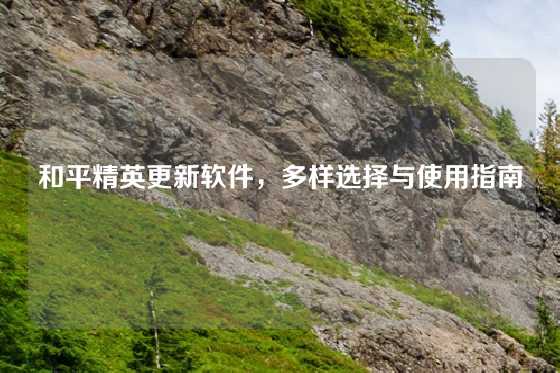 和平精英更新软件，多样选择与使用指南