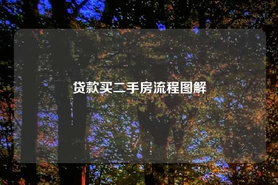 贷款买二手房流程图解