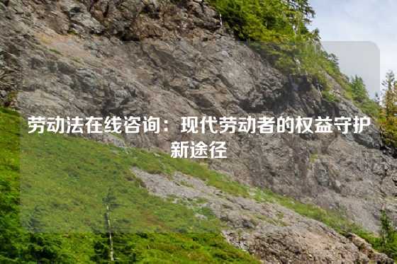 劳动法在线咨询:现代劳动者的权益守护新途径