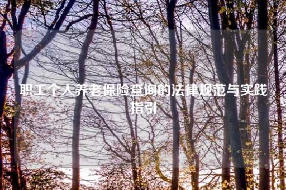 职工个人养老保险查询的法律规范与实践指引